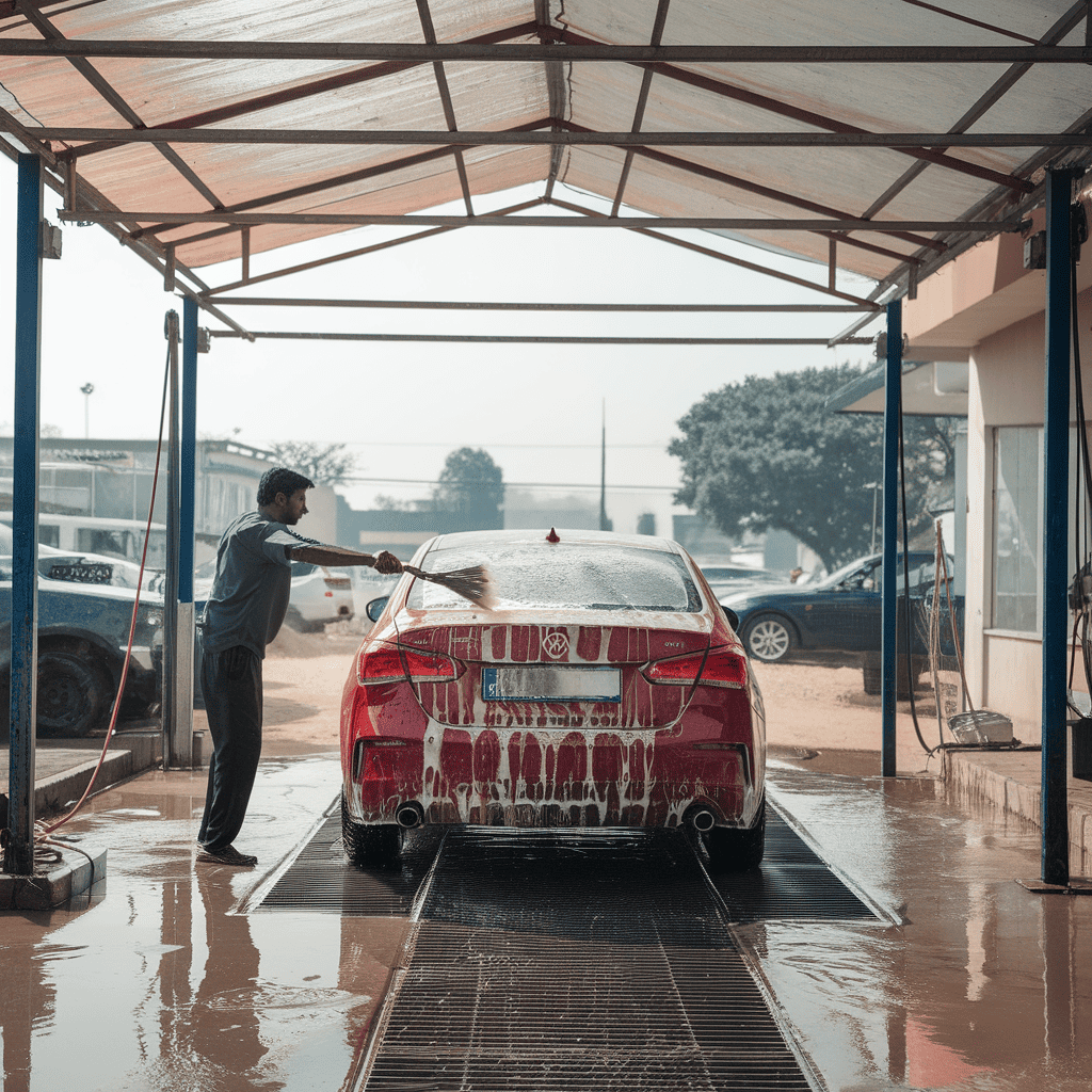 Professional Car Wash Team
